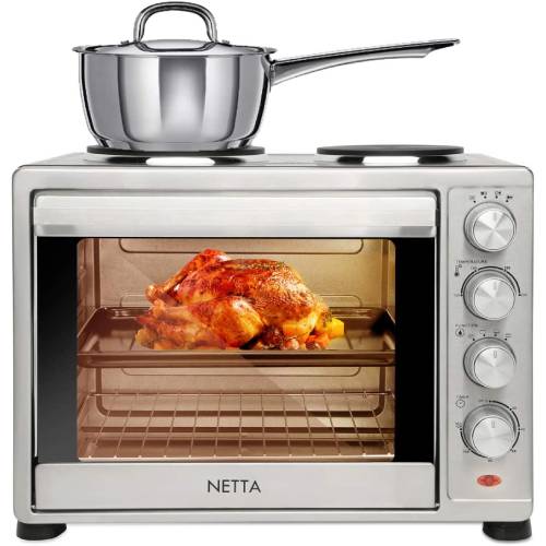 Netta Electric 45L with Double Hotplate