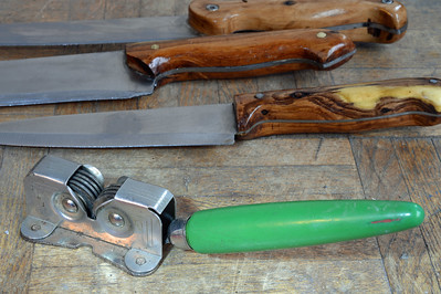 A collection of cutting tools