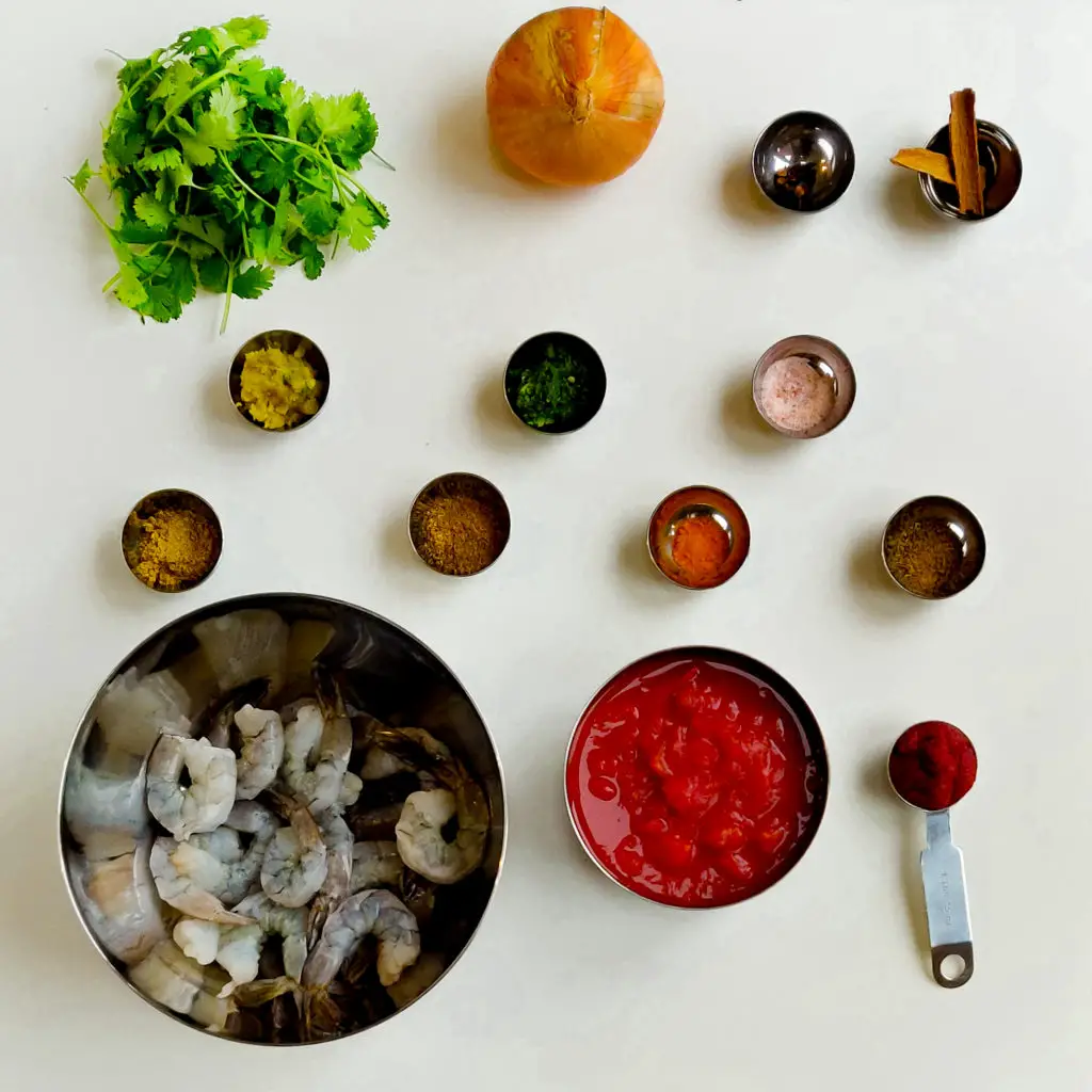 Prawn Curry Ingredients