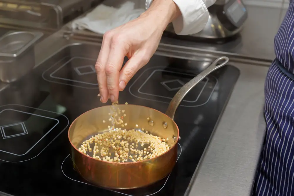 a person cooking a delicious meal