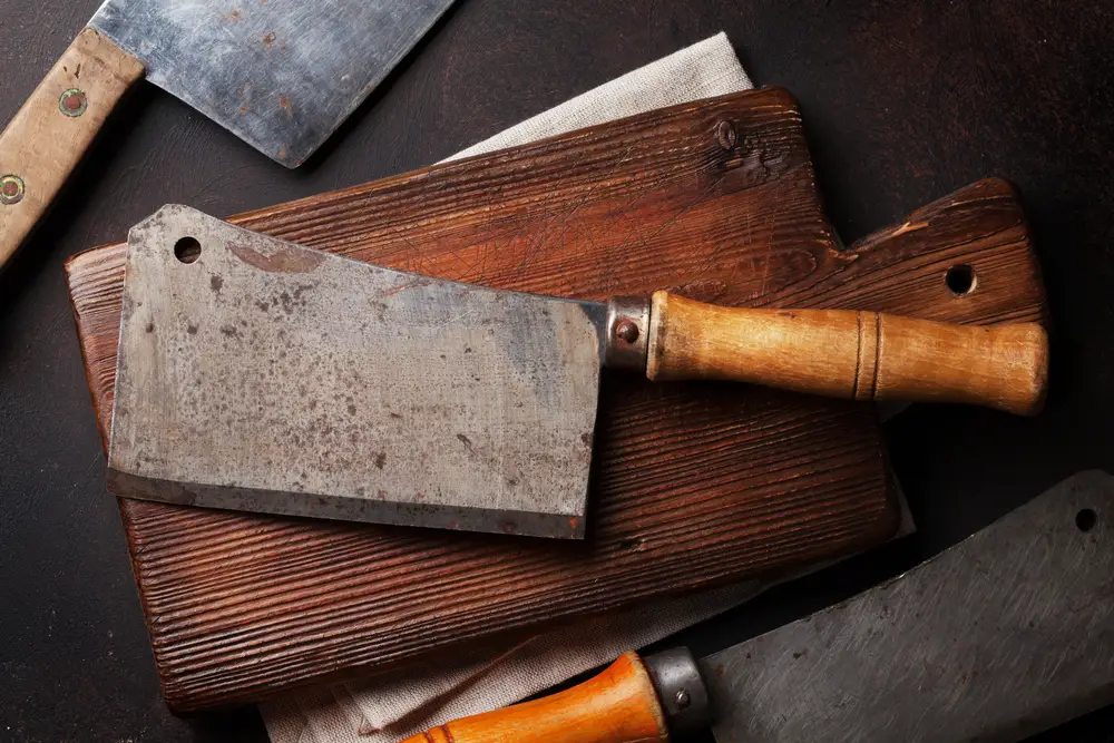 how to remove rust from steak knives