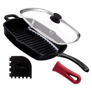 Cuisinel Square Pre-Seasoned Cast-Iron